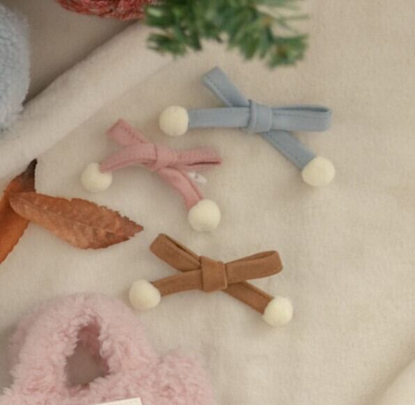 予約【todley】POMPOM Ribbon Pin (3Color)