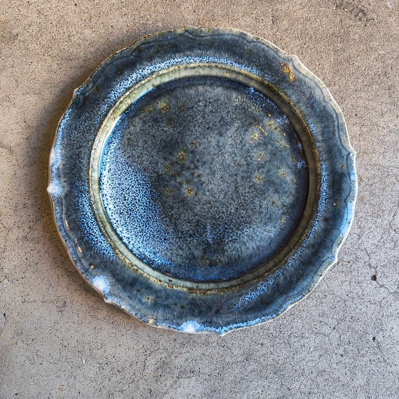 石岡信之 プレート M 青 | kokonn