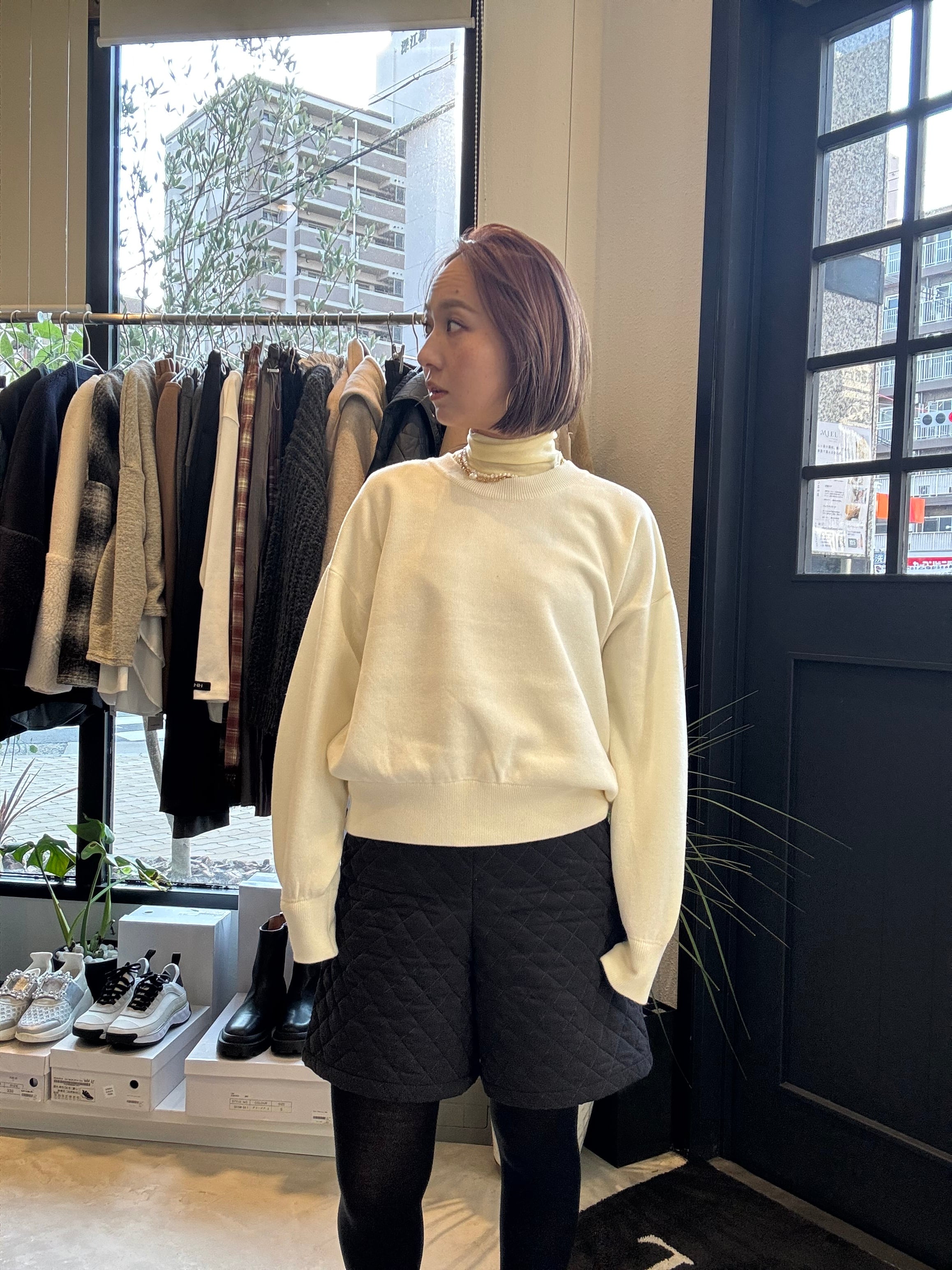 【SELECT】スウェットライクニットPO