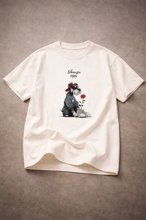 シュナウザー　vintageTシャツ
