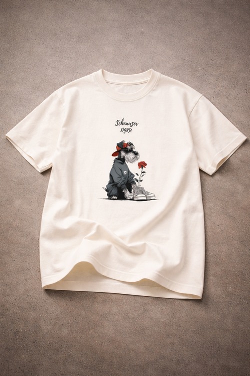 シュナウザー　vintageTシャツ
