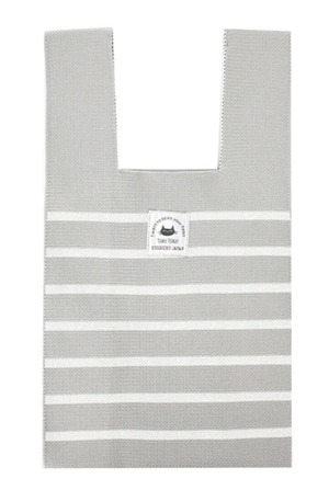 ニットトートバッグ　マチルダさん柄　猫