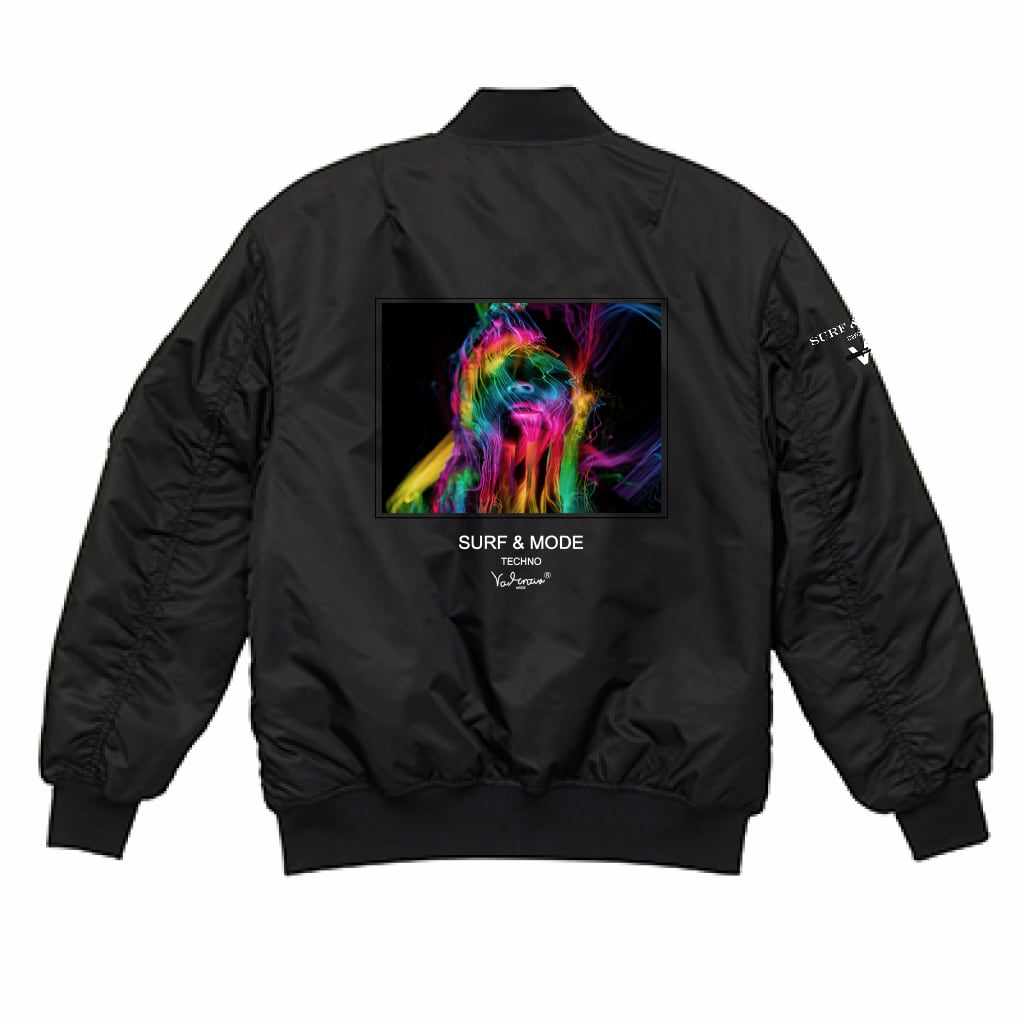 （両面印刷）United Athle タイプ MA-1 ジャケット（中綿入）