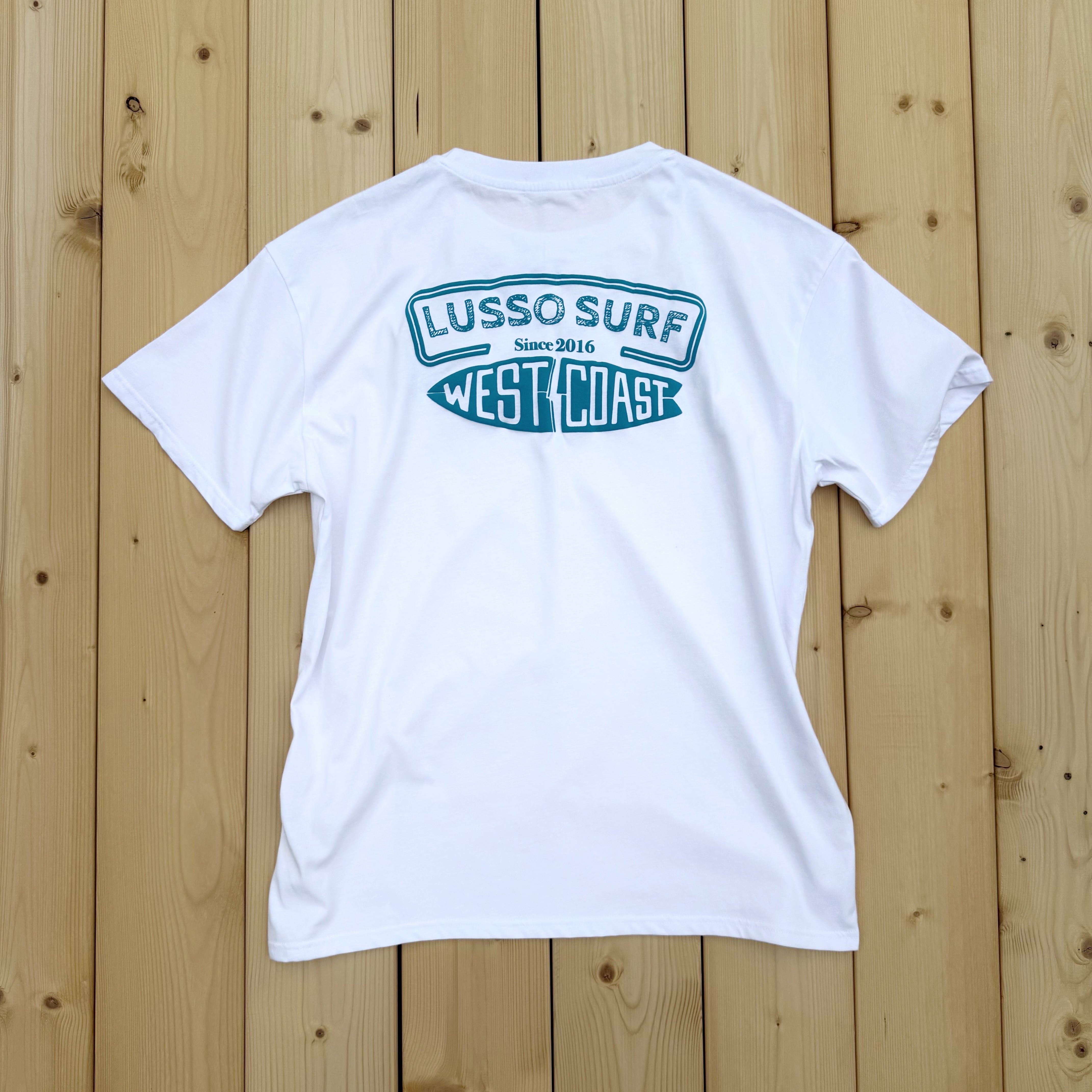 WEST COAST Puff Tee 【White】