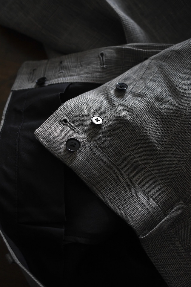 KAPTAIN SUNSHINE / Shoecut Slacks (Glen Plaid)