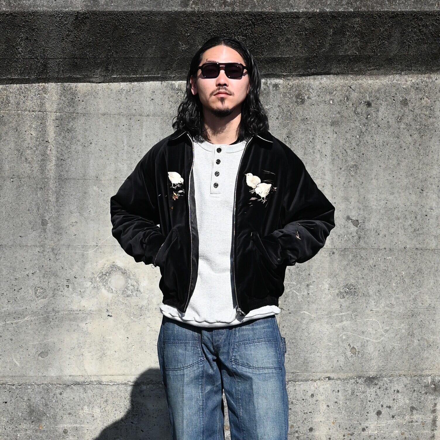 OLD JOE(オールドジョー)STUNNING VELVET SOUVENIR JACKET(Niwatori to