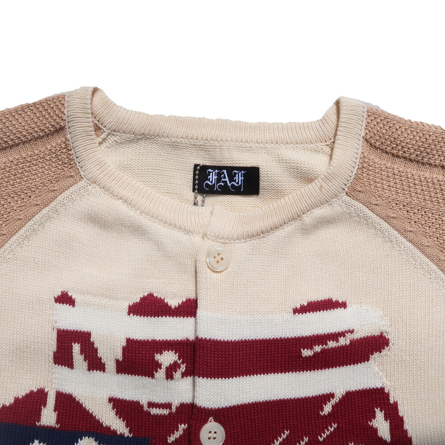 トップス FAF Fake As Flowers 24AW Cardigan FAF Fake As Flowers 24AW Cardigan