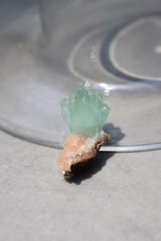 グリーンアポフィライト × ヒューランダイト 「輝く人参」Green Apophyllite × Heulandite ◇ 天然石・鉱物・パワーストーン・原石 | st00353