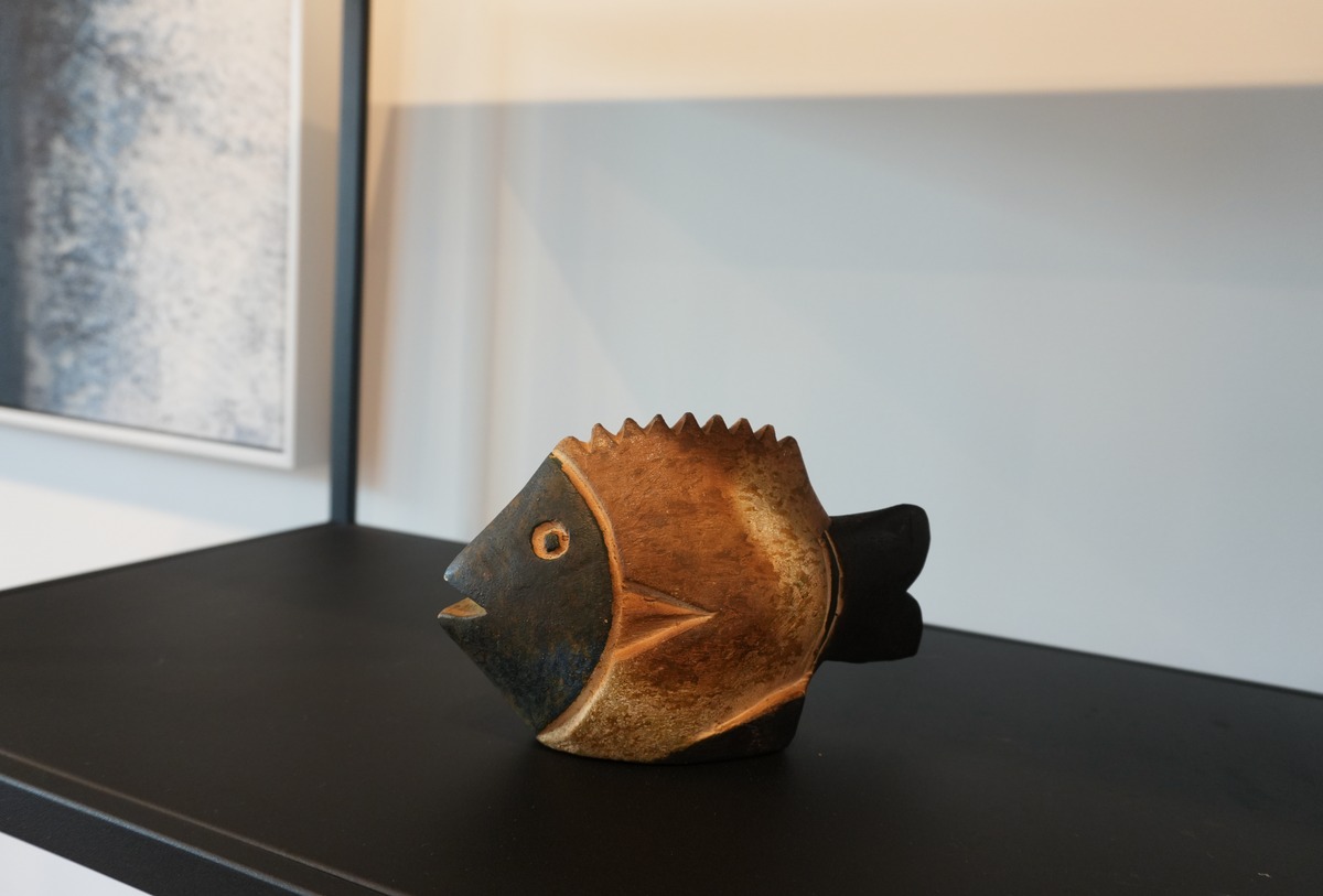 プリミティブオブジェ 木彫りの魚 ボゾ族マリ共和国｜アフリカン