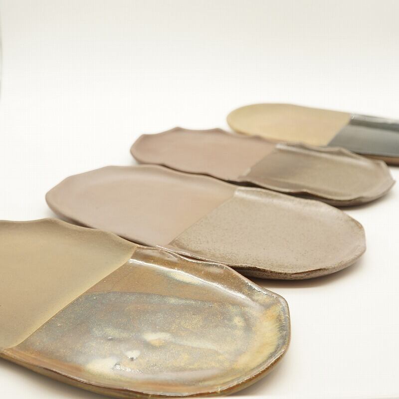 楕円皿【琉球焼 丸勇陶房】