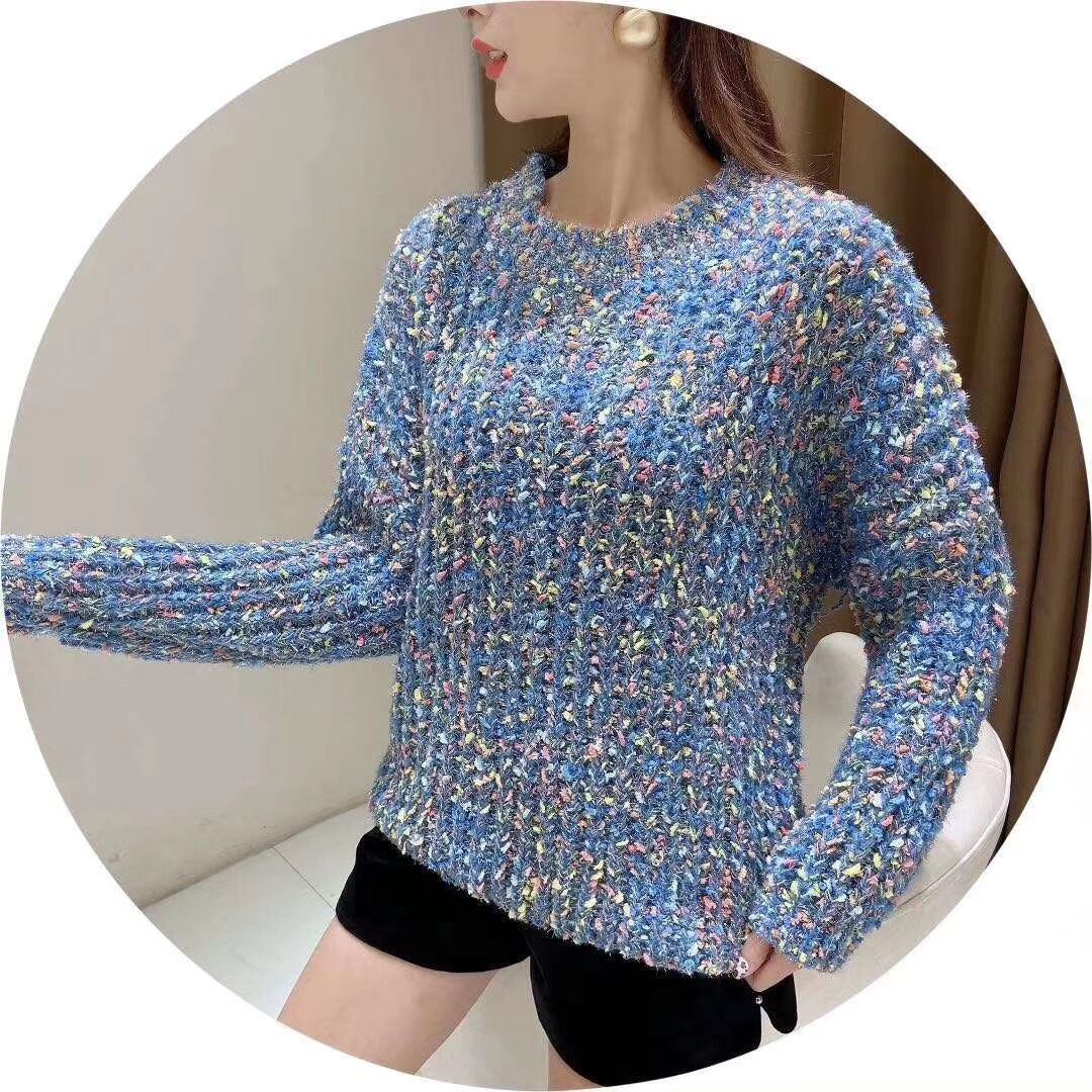 ラウンドネックニット