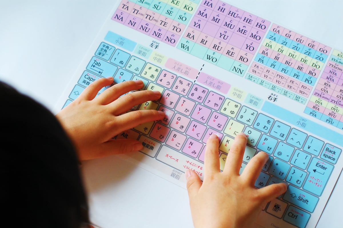 下敷き ローマ字表 キーボードのタイピング練習に パソコン タブレット入力 A4サイズ Sonorite