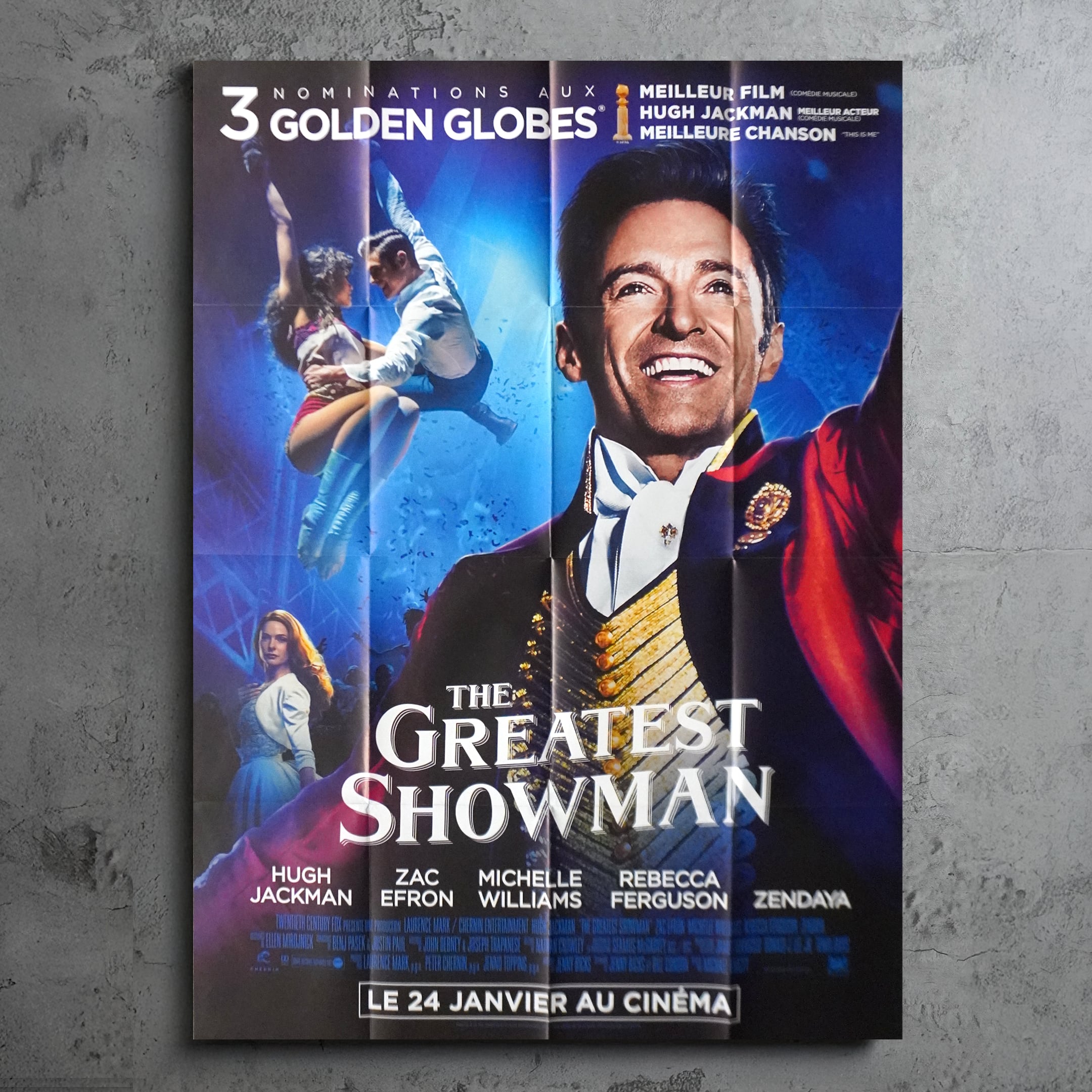 2017(2018) / The Greatest Showman / FR Grande poster S/S / 1200 × 1600 mm【PO00000283126】