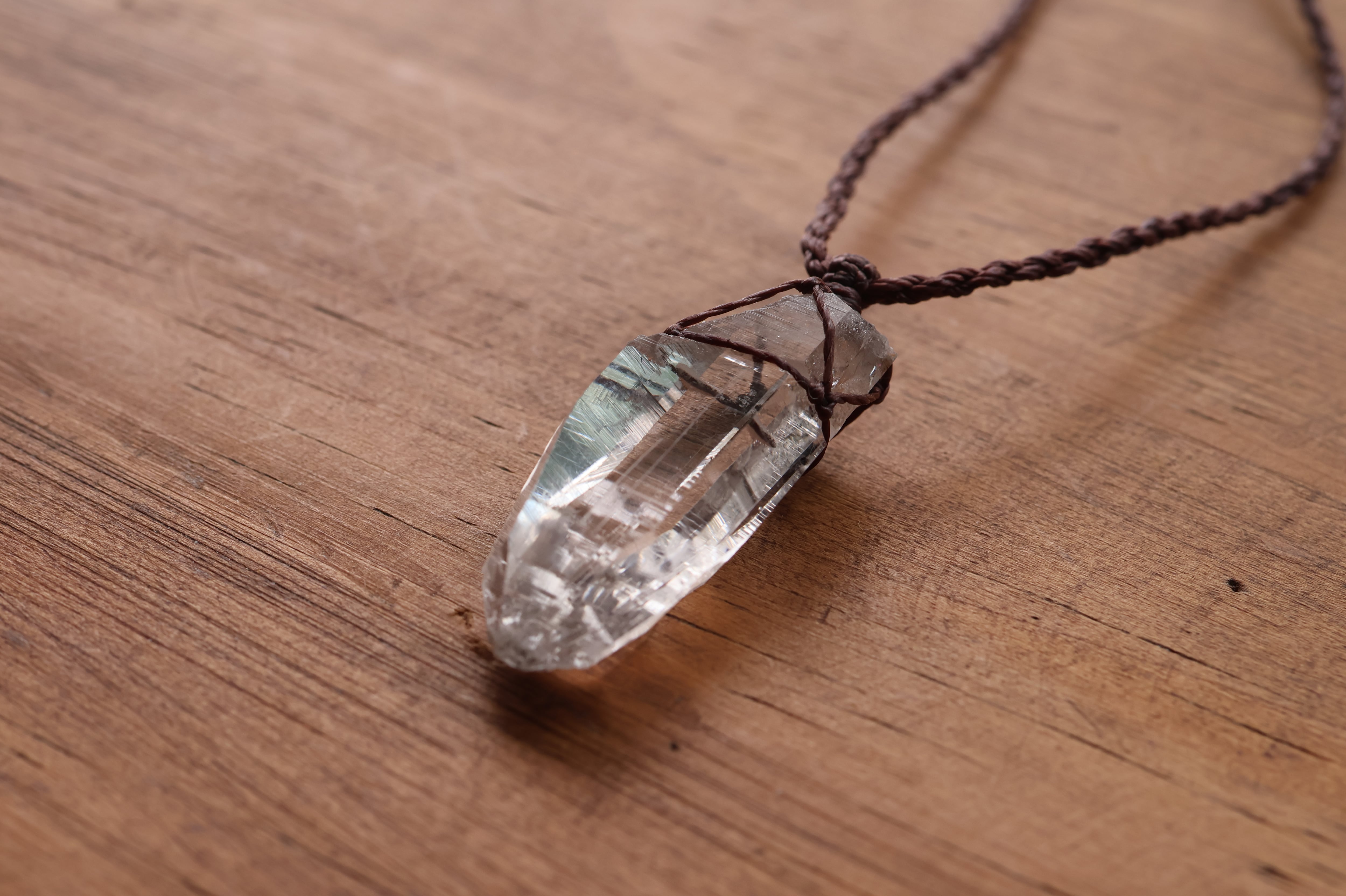 ヒマラヤ水晶ネックレス ガネーシュヒマール産 | 石垣島の夜光貝