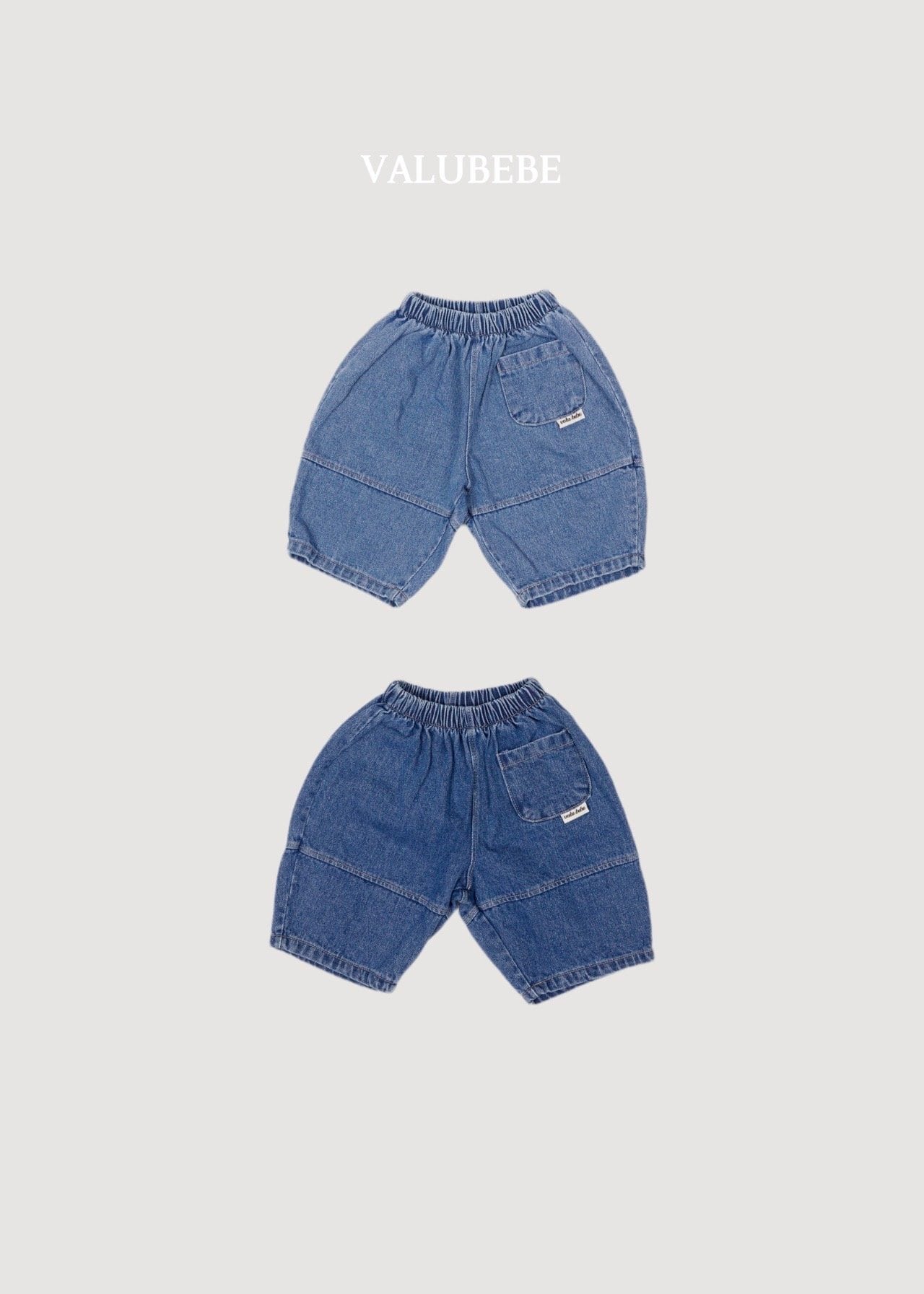 送料無料【予約】/ バンバンデニムパンツ /valubebe