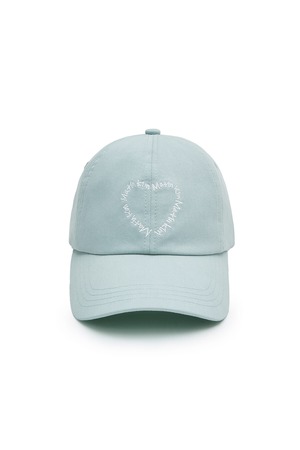 [Matin Kim] HEART LOGO BALL CAP IN LIGHT BLUE 正規品 韓国ブランド 韓国通販 韓国代行 韓国ファッション マーティンキム matinkim 日本 店舗