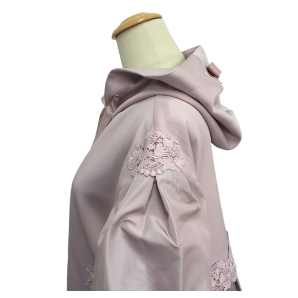 スーパービューティー パーカー ダンボールニット タフタ切替