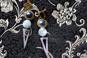 pierce/earring 花の咲く頃に想う Blue