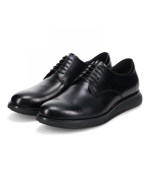 Water Repellent Derby Shoes Black