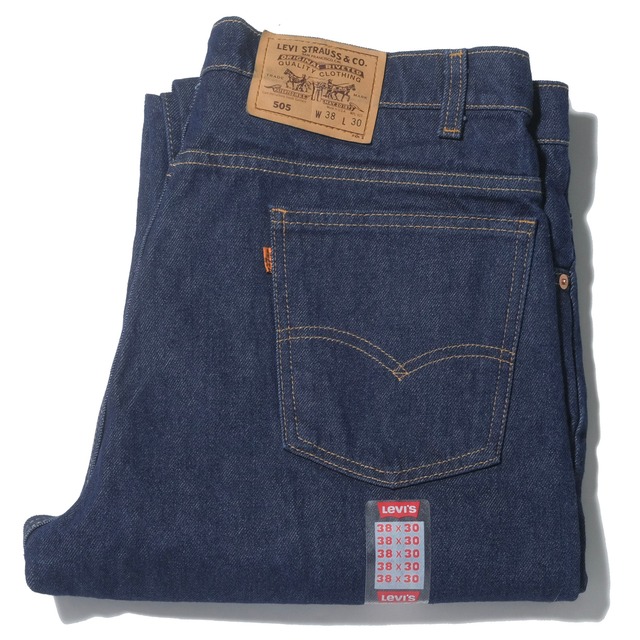 DEAD STOCK 92's Levi's 505 denim pants made in USA[38x30]