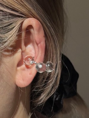 【27SS | 先行予約】FUMIE TANAKA フミエタナカ / イヤカフ / clear set ear cuff