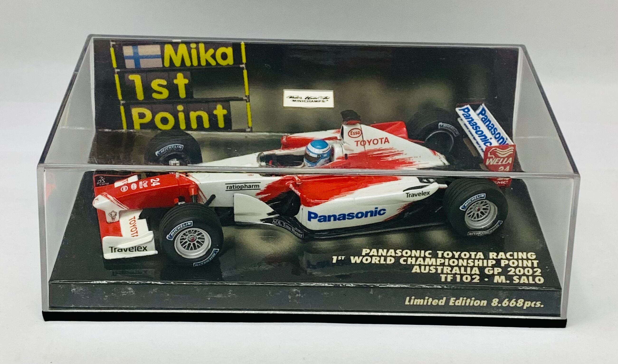 1/43 Panasonic Toyota Racing TF102 / M.SALO | MINICAR SHOP PACECAR