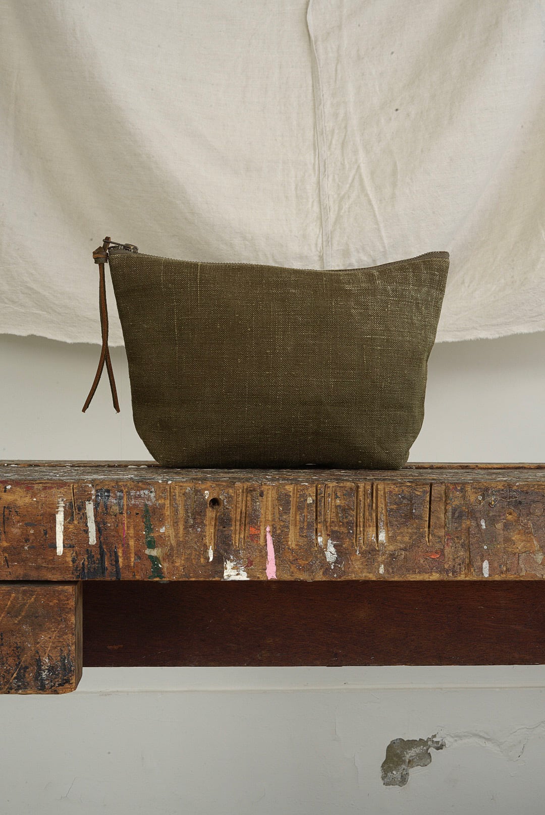 YVES ANDRIEUX - LARGE POUCH (ANTIQUE FRENCH ARMY)