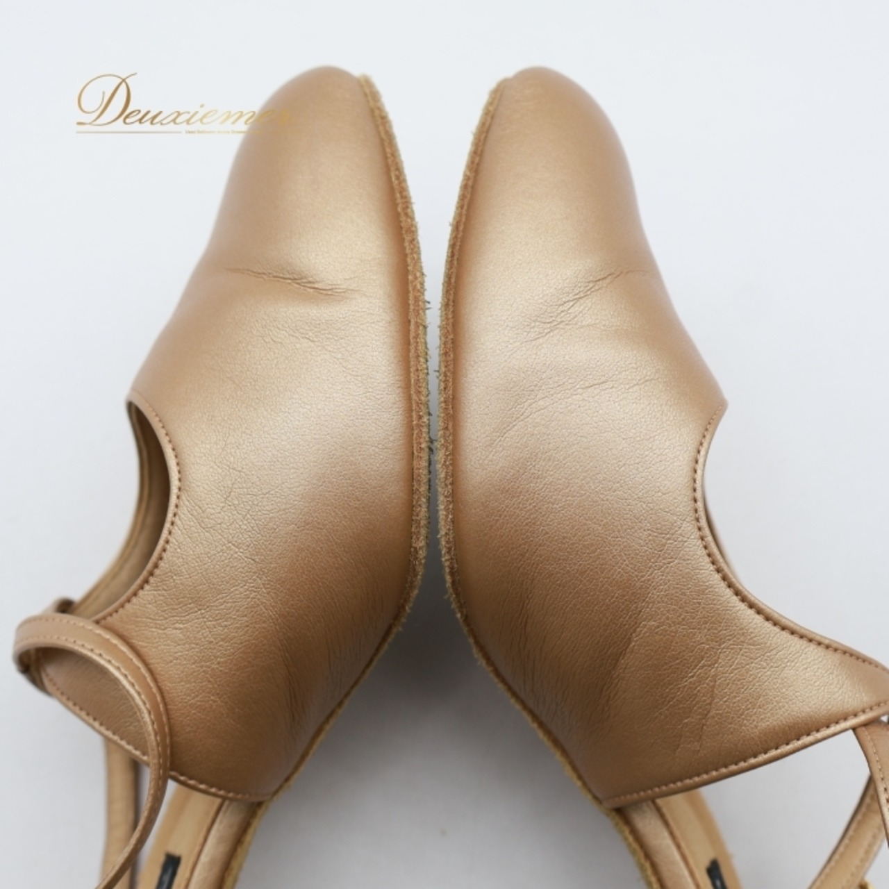 社交ダンス 衣装 スタンダード シューズ 24 1/2サイズ ブラウン系 ケントダンス Kentdance 無地 シンプル 明るい ストラップ 日本製 練習 レッスン 光沢 高級感 イベント ステージ ダンス衣装 ダンスシューズ