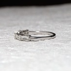 バゲットカット ダイヤモンドリング pt900 / 0.600ct