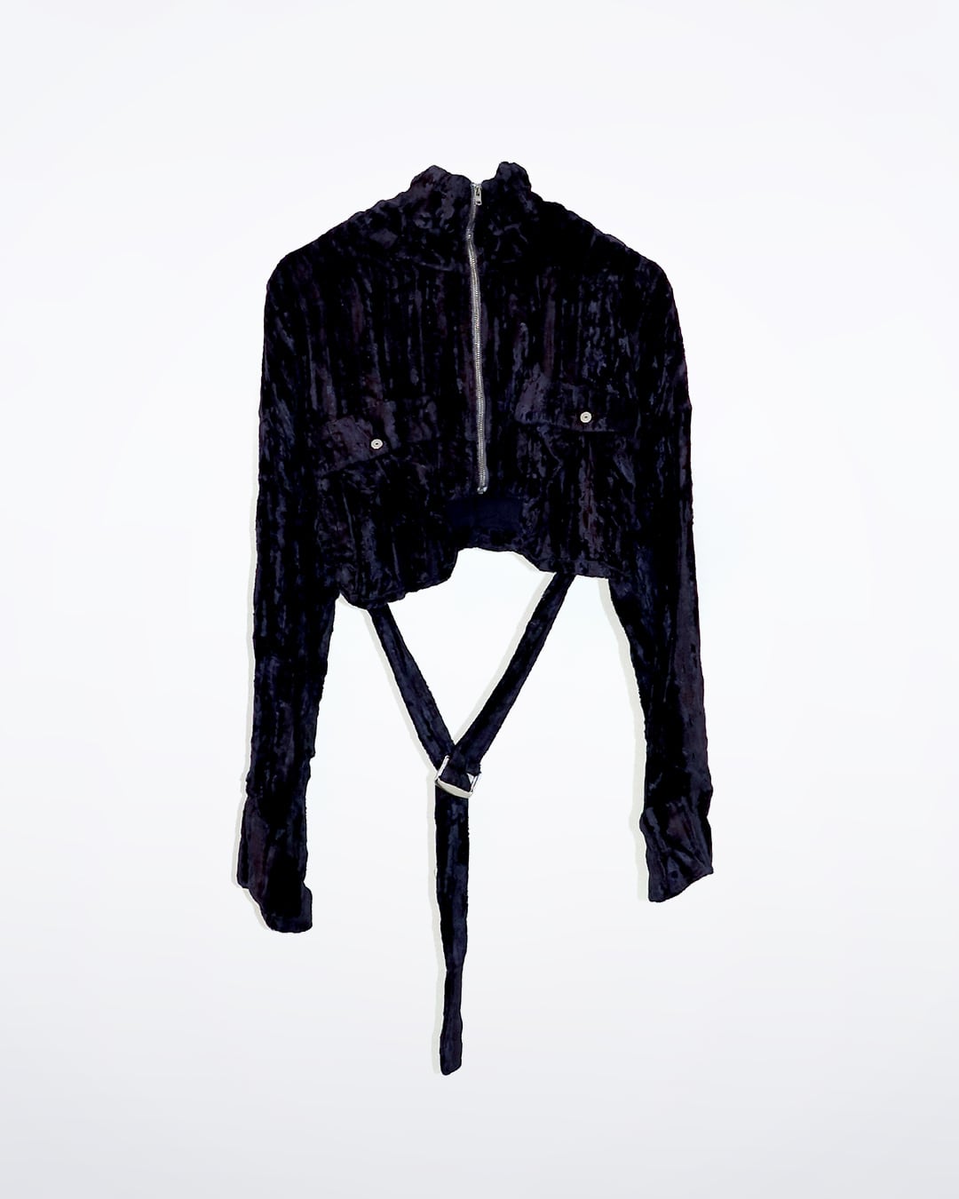 Random Velor Short Blouson