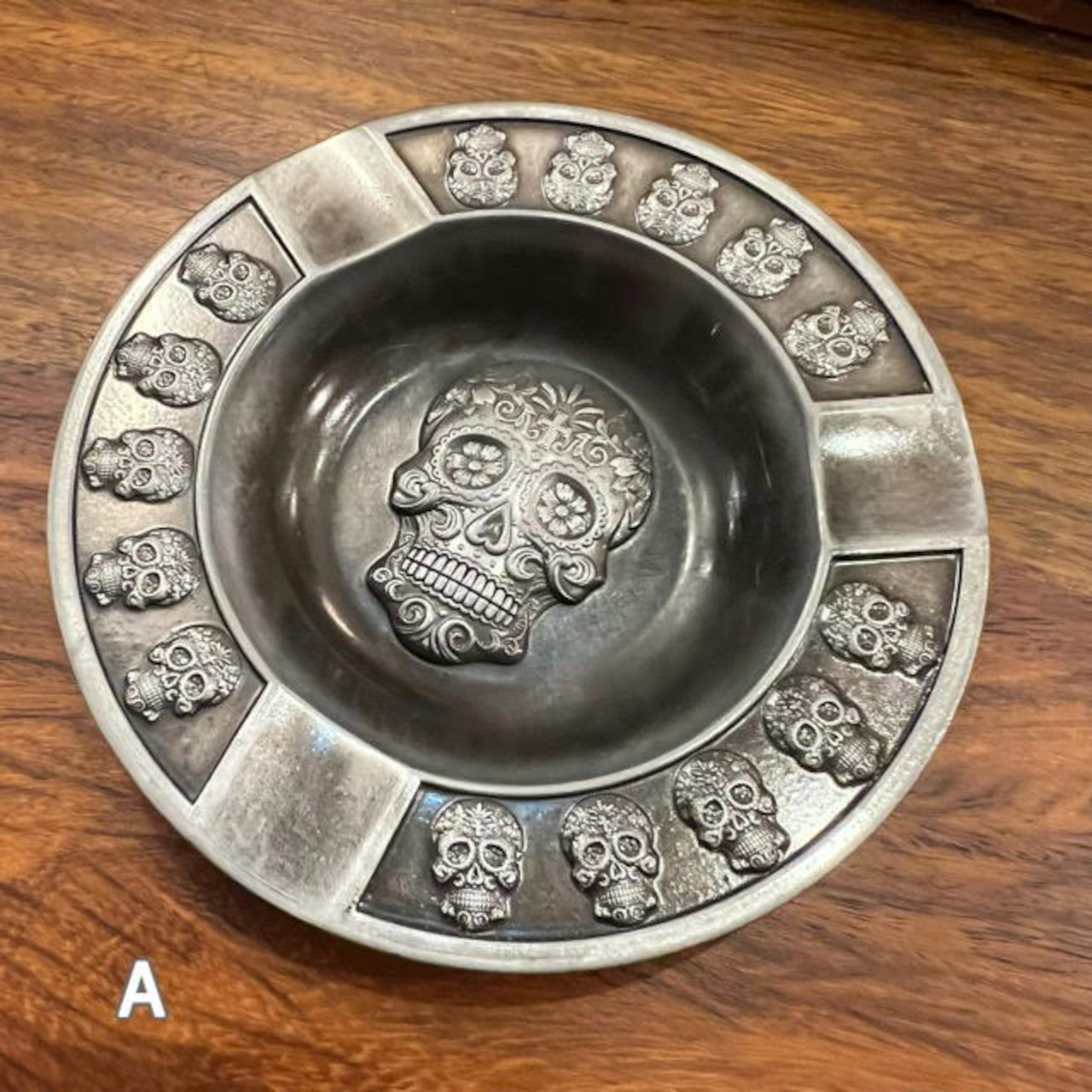 TOPANGA Zakka  Skull ashtray 2Type　スカルアッシュトレイ　2種　　灰皿 シルバー トレイ 小物入れ　死者の日　海賊