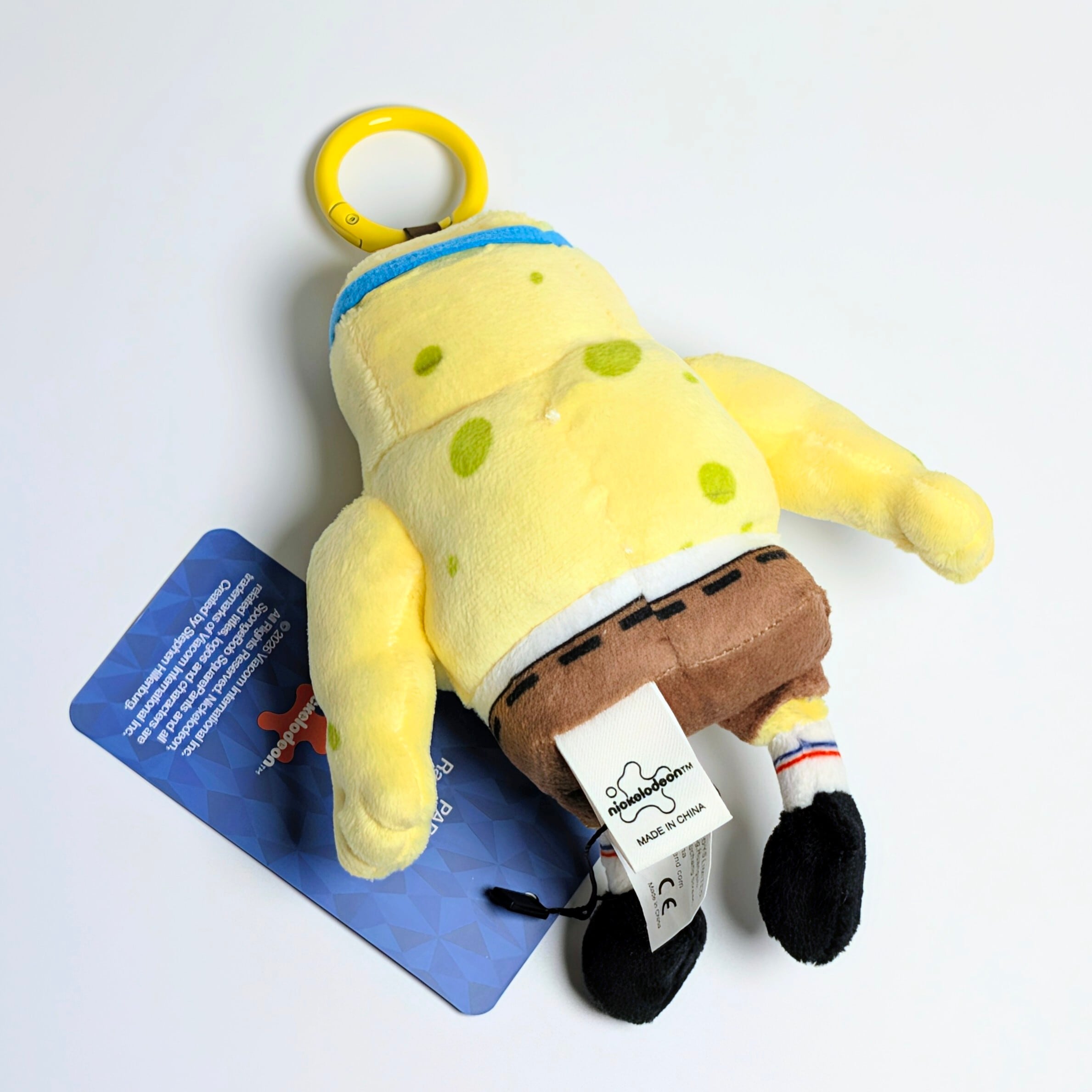 【 SpongeBob SquarePants ( スポンジボブ ) 】スポンジボブ ムキムキマッチョver. / ぬいぐるみキーホルダー / プラッシュキーホルダー / マスコット 〚アメリカン雑貨 アメトイ〛