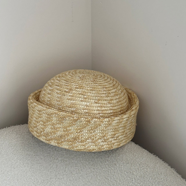 Summer Straw Sailor Hat 00047