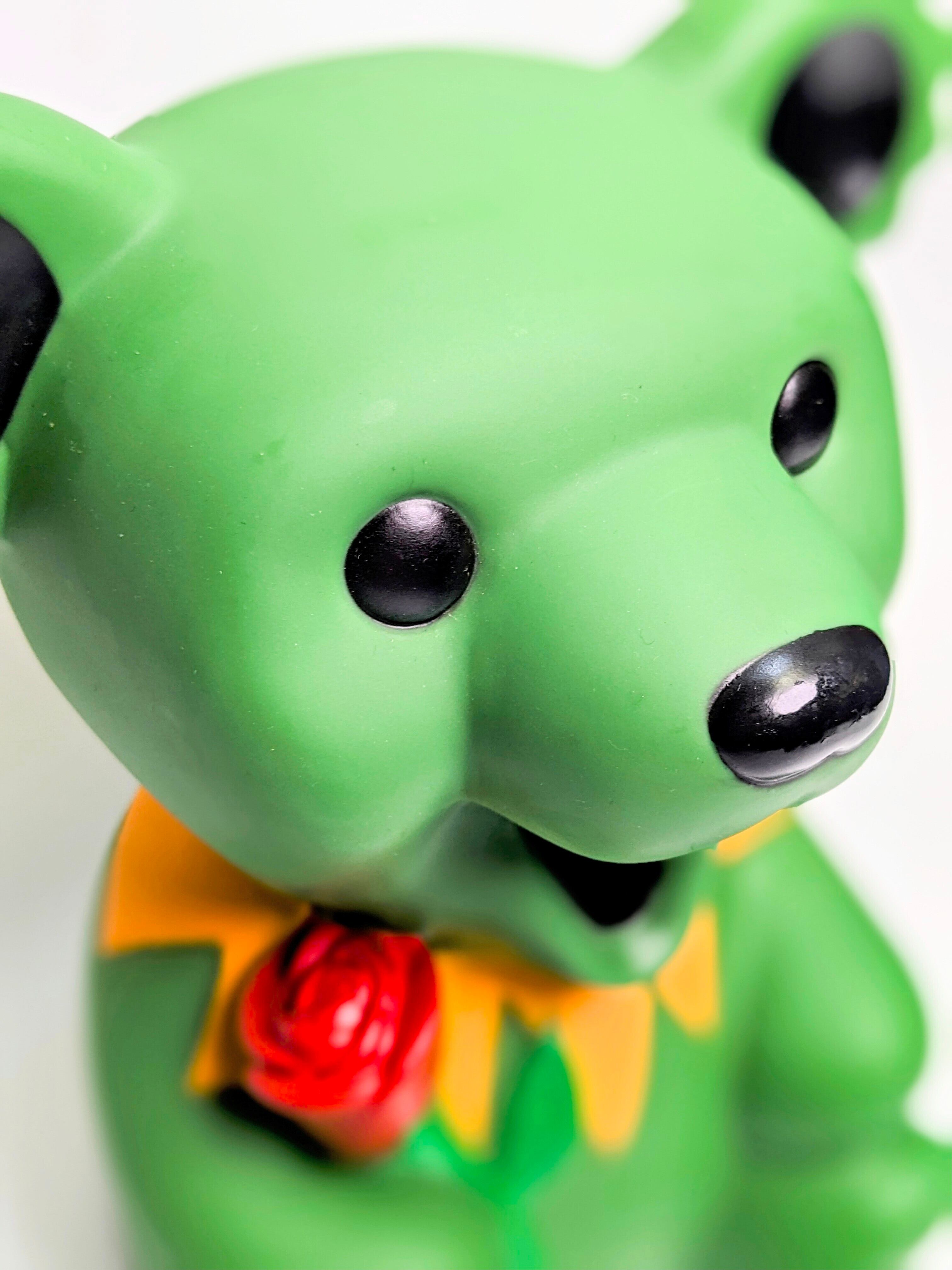 再入荷！【グレイトフル・デッド  ( Grateful Dead)グリーン】貯金箱 ベア コインバンク / ソフビバンク 〚アメリカン雑貨 アメトイ〛