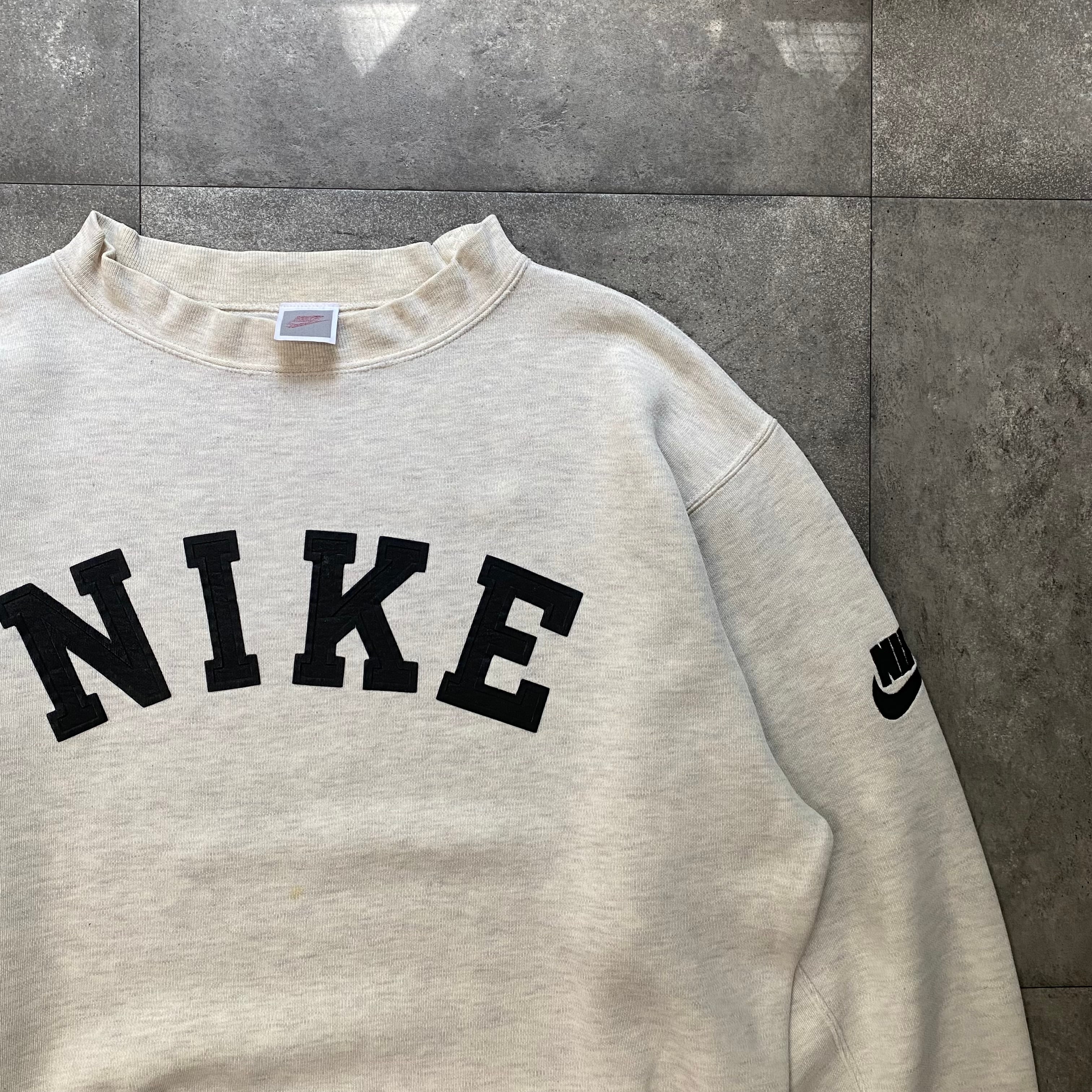 90s NIKE ナイキ スウェット 銀タグ アーチロゴ グレー L