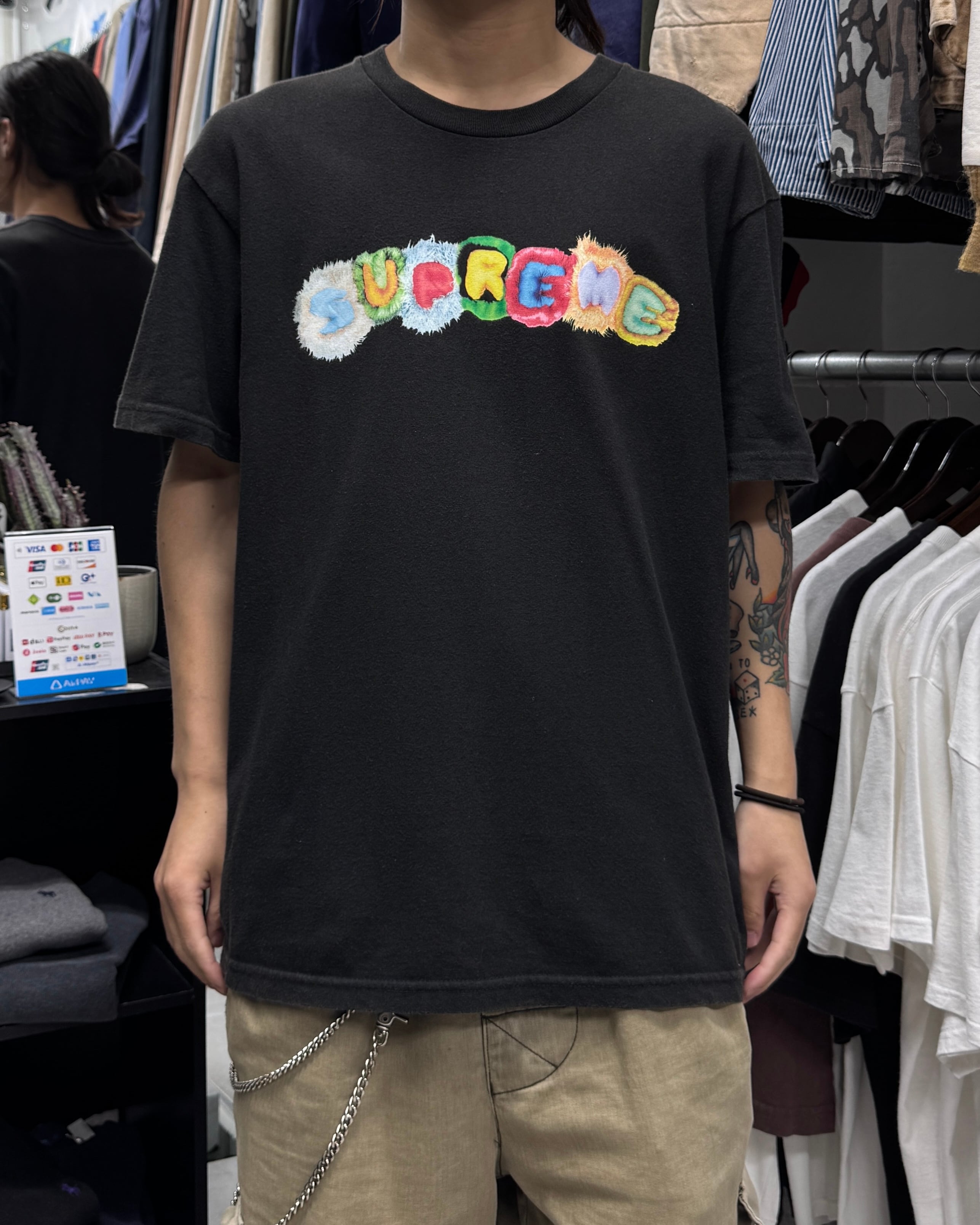 10's old stussy Photo Design Tee 