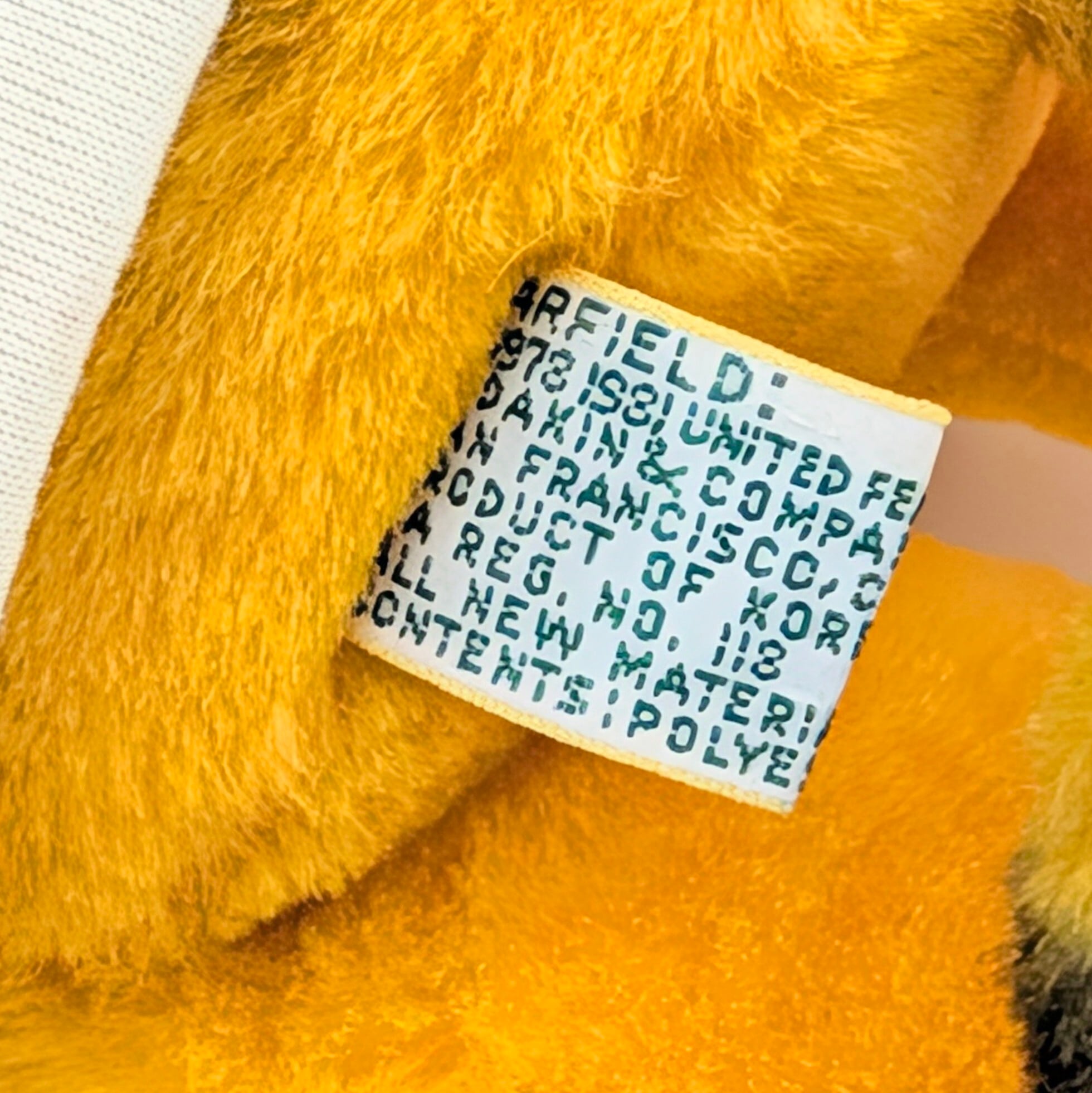 ☆ VINTAGE 1980年代初期 ☆【 Garfield ( ガーフィールド ) 】『 ♡KISSY,KISSY♡ 』【B】ぬいぐるみ プラッシュ plush 1980年代年製 〚アメリカン雑貨 アメトイ〛