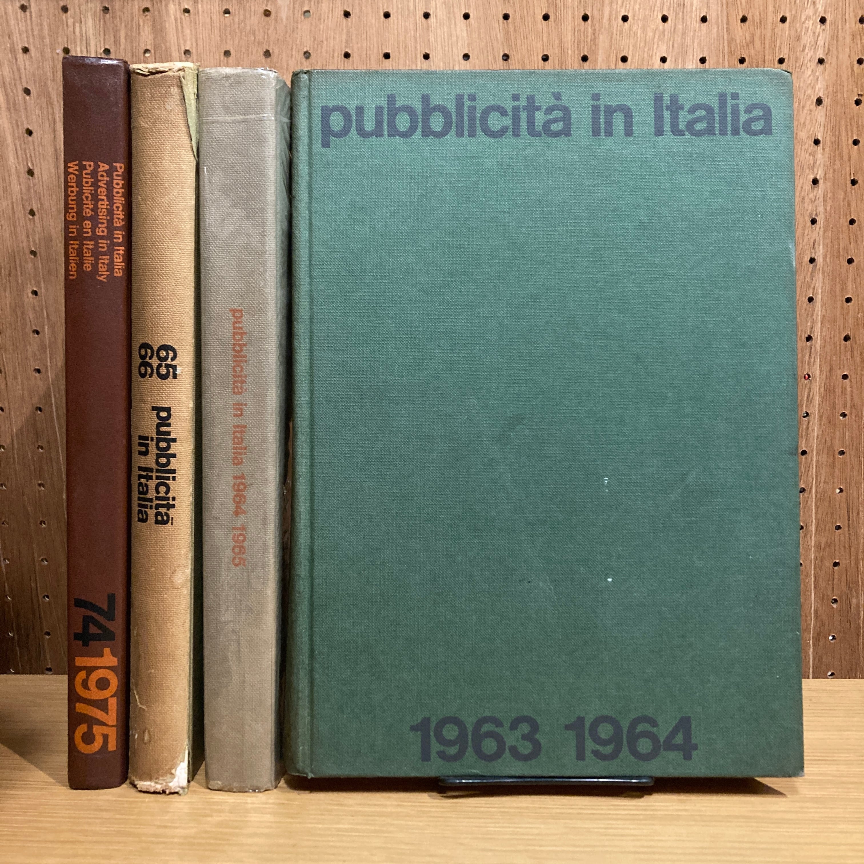 Pubblicita in Italia 1963/64, 64/65, 65/66, 74/75 | 百年