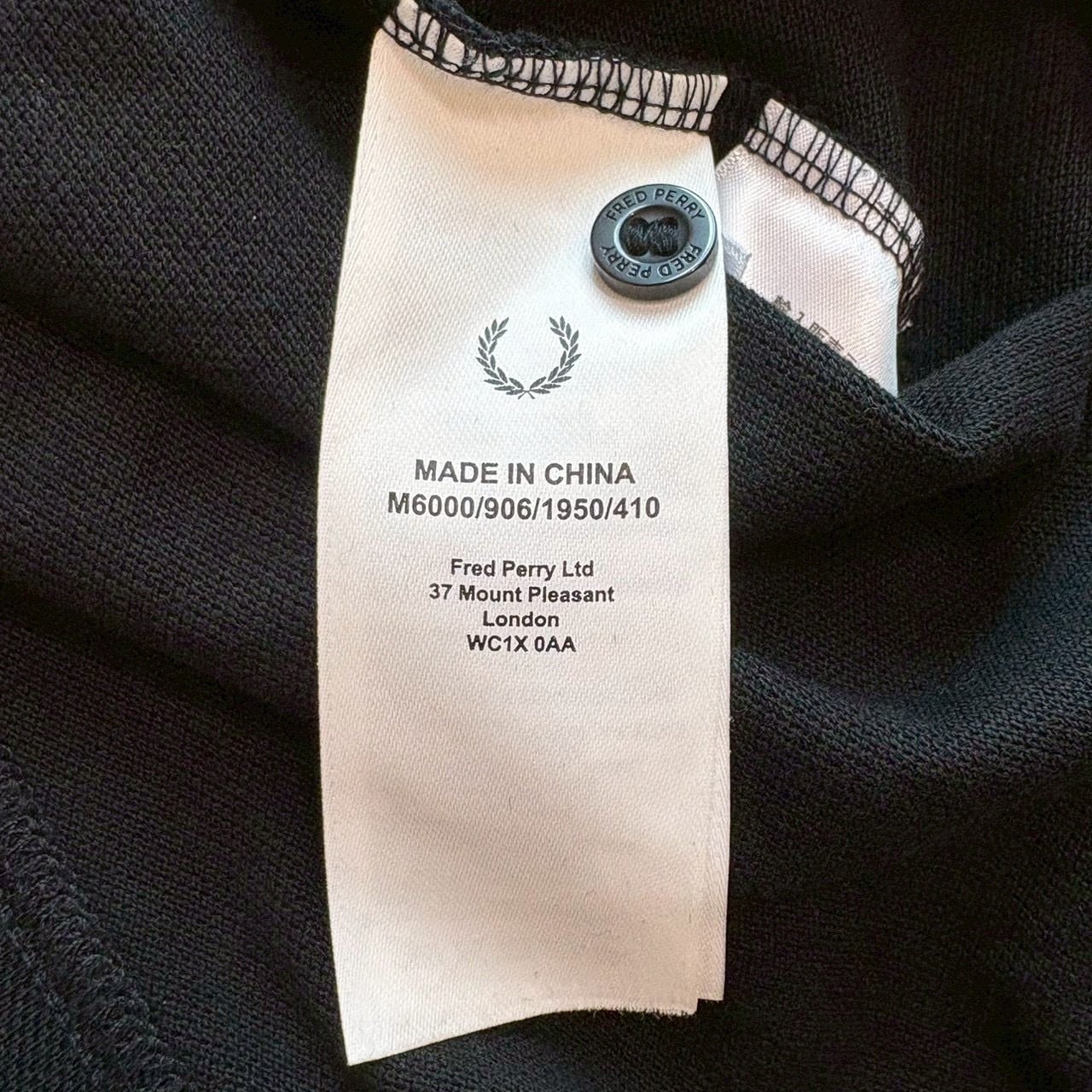 FRED PERRY フレッドペリー ポロシャツ M 刺繍ロゴ ワンポイントロゴ