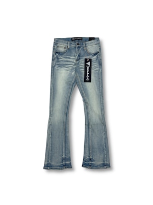 VALABASAS / stacked denim light blue