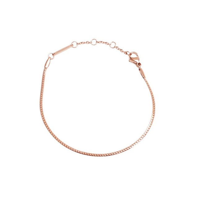 ダニエルウェリントン DANIEL WELLINGTON Elan Flat Chain Bracelet RG ブレスレット DW00400541 レディース ローズゴールド