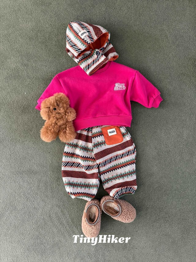〚予約〛Nordic pattern jogger pants <kids>