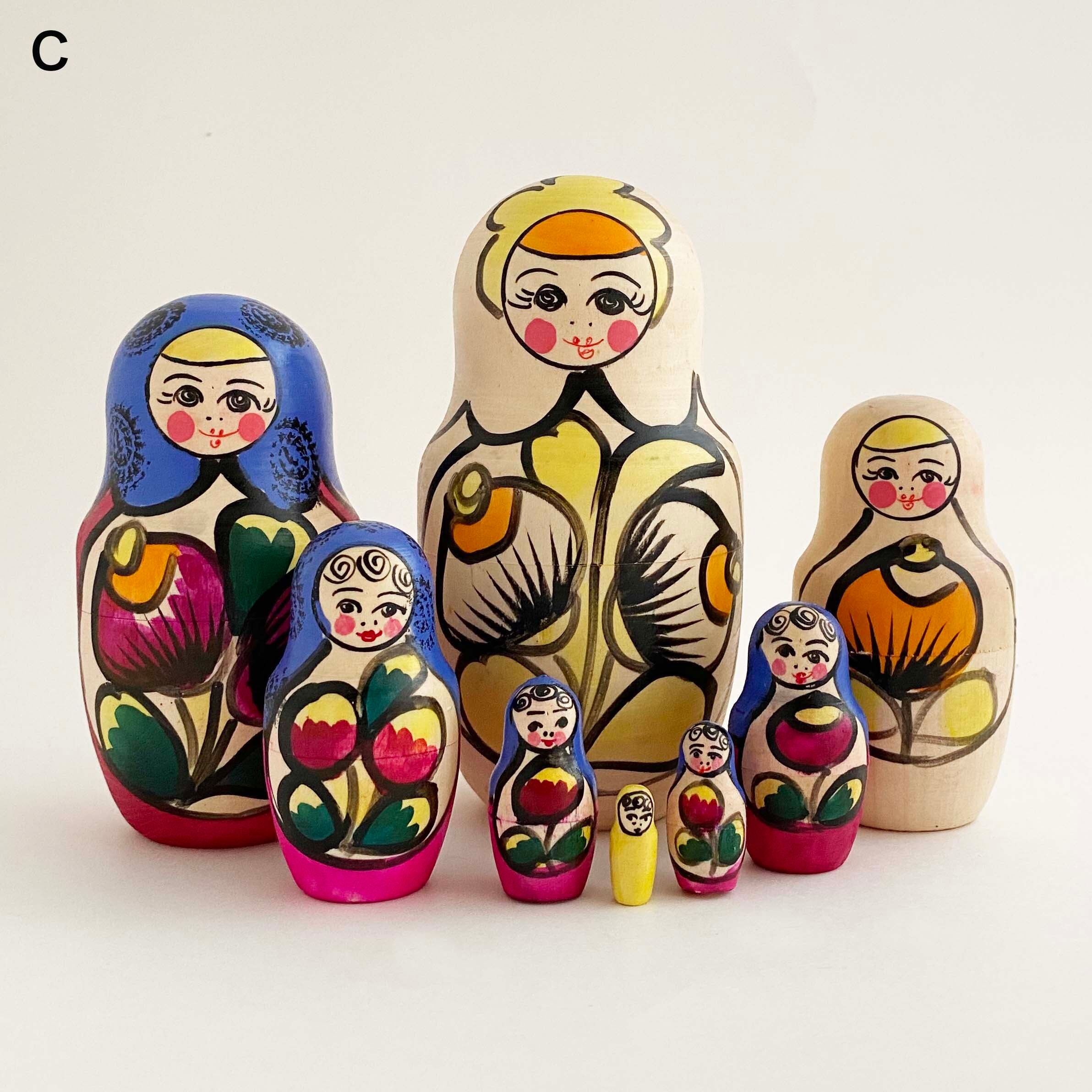 シンプル マイダン産マトリョーシカ / 8個組