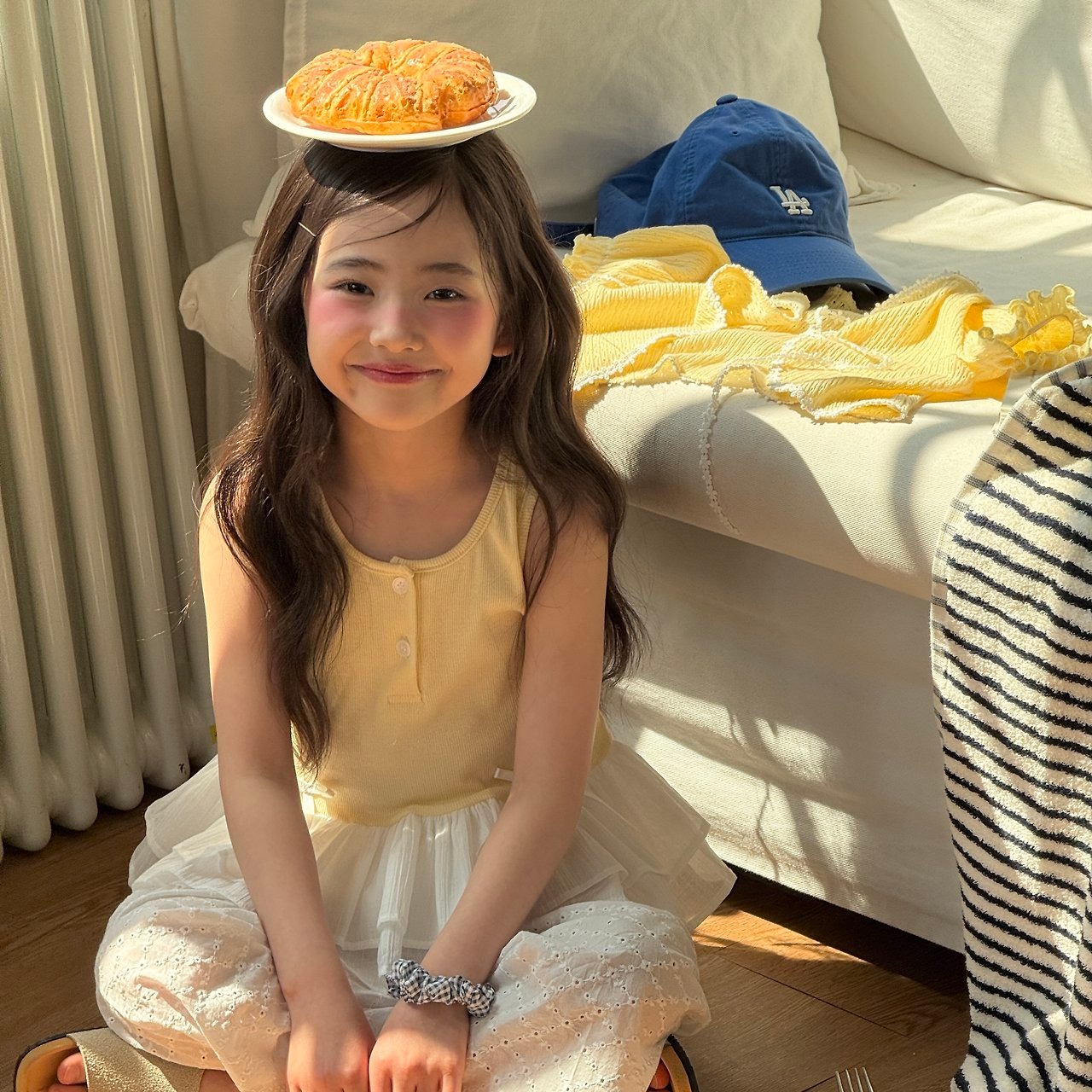 [ninibello] Frilly Ribbon Sleeveless +fee2 / [니니벨로] 프릴리리본나시