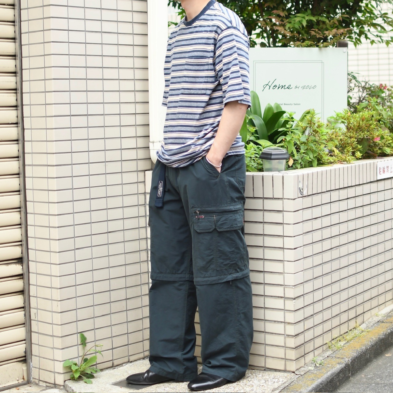 multi border pocket tee