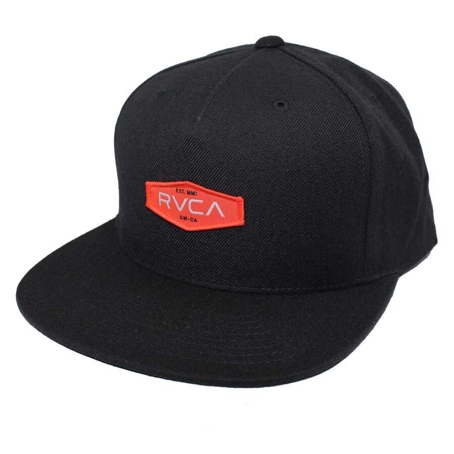 RVCA (ルーカ) STANLEY SNAPBACK 6パネル キャップ ブラック BA042-926