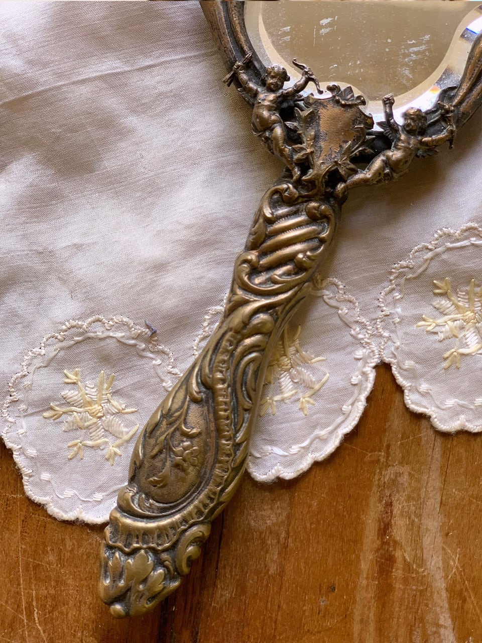 天使の手鏡 エンジェルモチーフ ミラー | Brocante de La 天使の手鏡 エンジェルモチーフ ミラー | Brocante de La