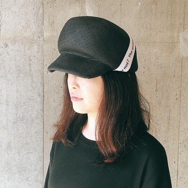 Sisol Black Casquette  シゾール キャスケット 黒　　帽子