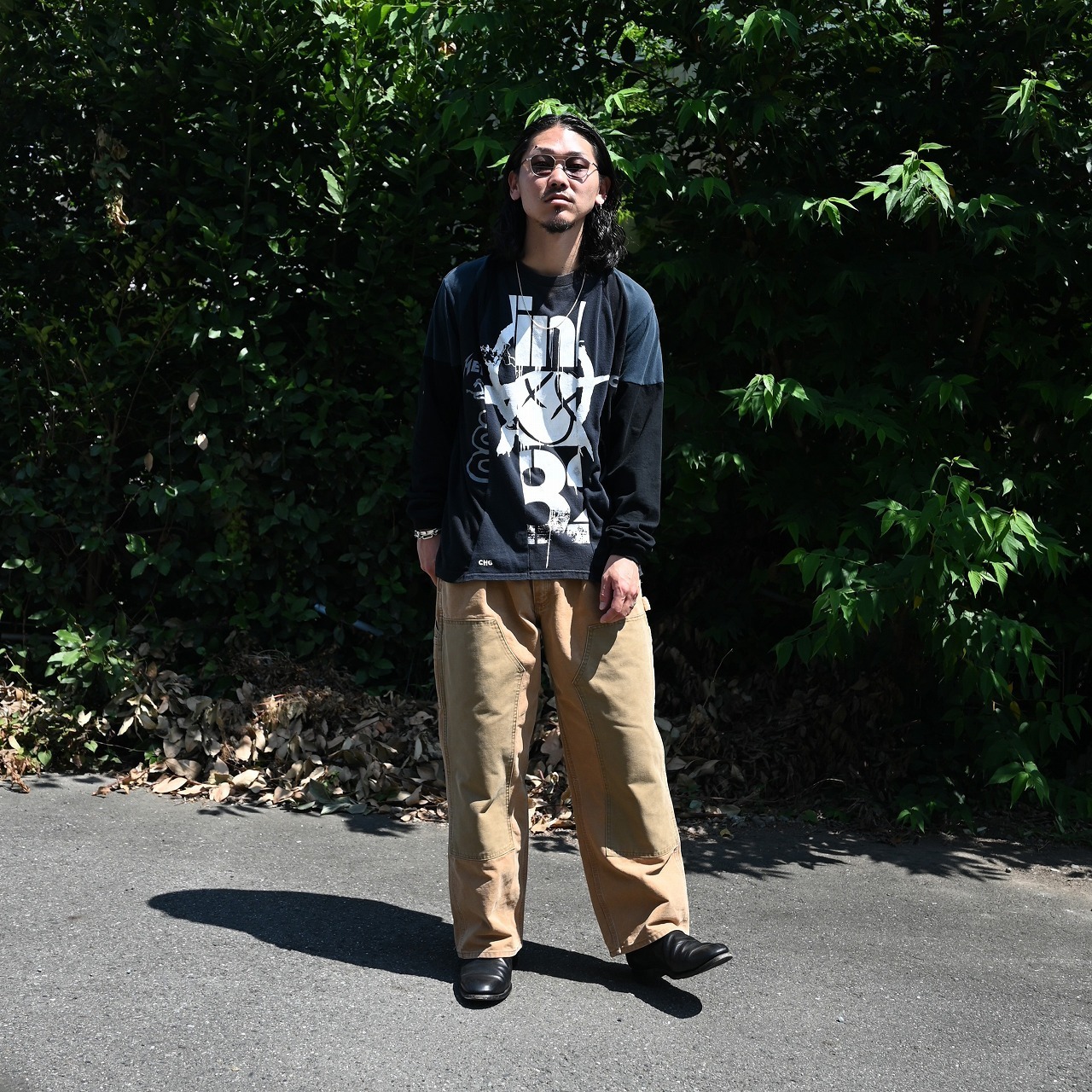 CHANGES(チェンジーズ)RAGLAN SLEEVES L/S TEE MULTI カジュアルスタイル