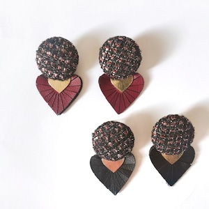 Tweed Heart Pierce